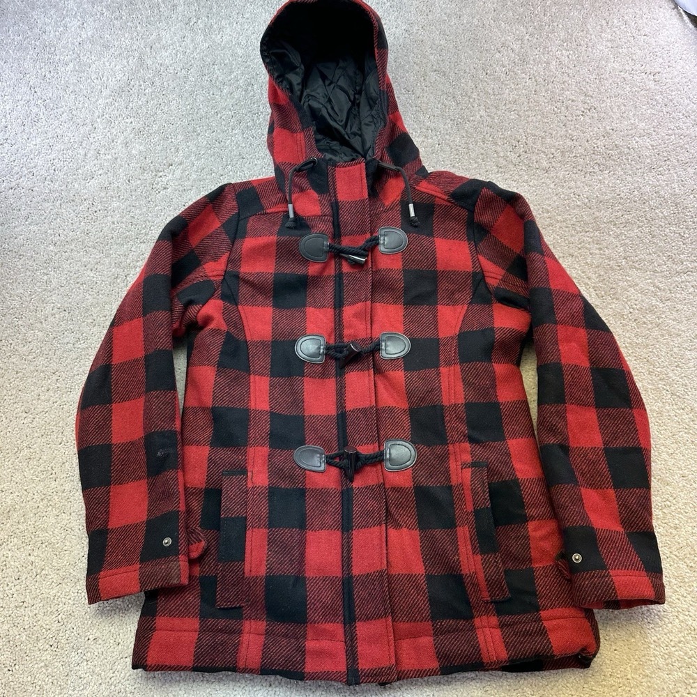 Legendary Whitetails Wool Jacket Dusty Trail Size Medium Buffalo Plaid Insulated
